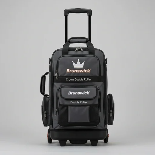 Brunswick Crown Double Roller Bowling Bag