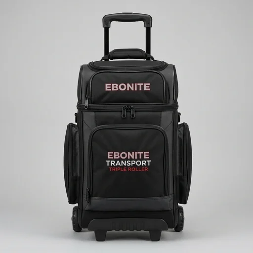 Ebonite Transport Triple Roller Bowling Bag